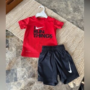 Nike Red and Black Kids Outfit